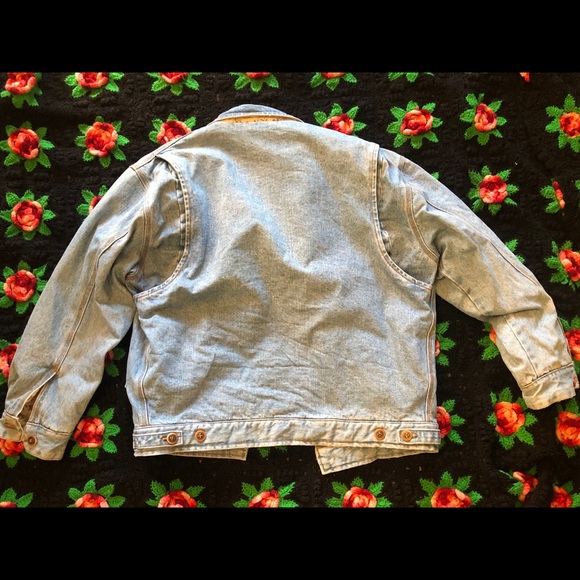 Warm Lined Denim Jacket Medium - Picture 8 of 8